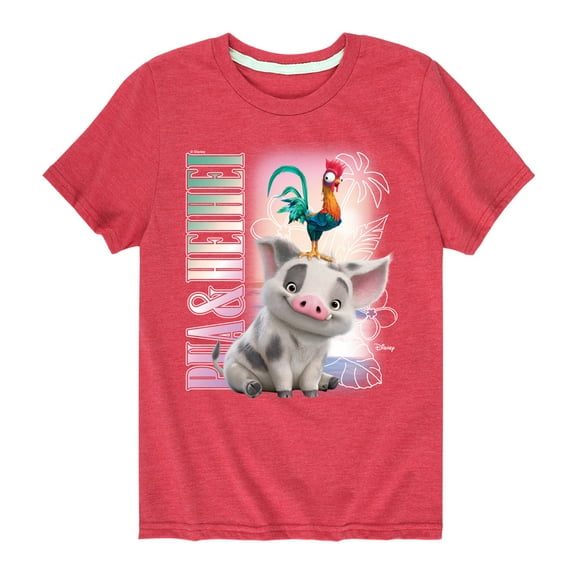 Moana 2 - Pua Heihei Bootleg - Boy's Toddler And Youth Short Sleeve Graphic T-Shirt