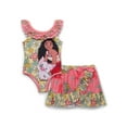 thumbnail image 1 of Moana 2 Toddler Girl Ruffle One- Piece Swimsuit and Sarong Set, 2-Piece, Sizes12M- 5T, 1 of 3