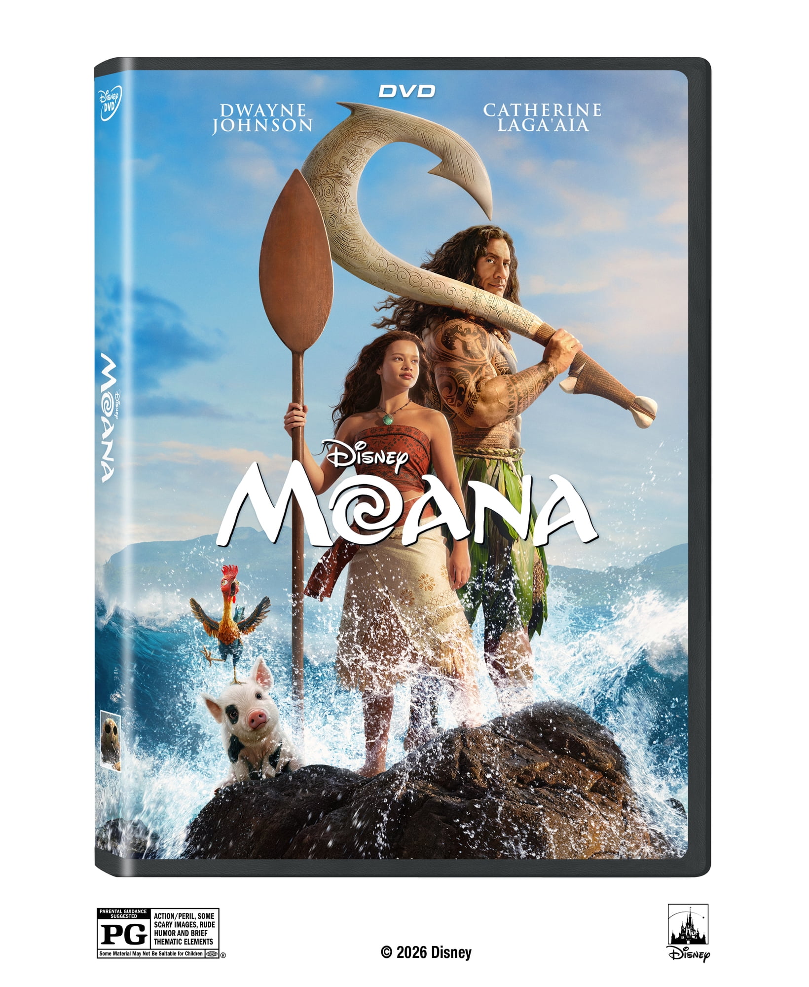 Moana (2026) (DVD) Walt Disney Pictures Live Action, Action, Adventure