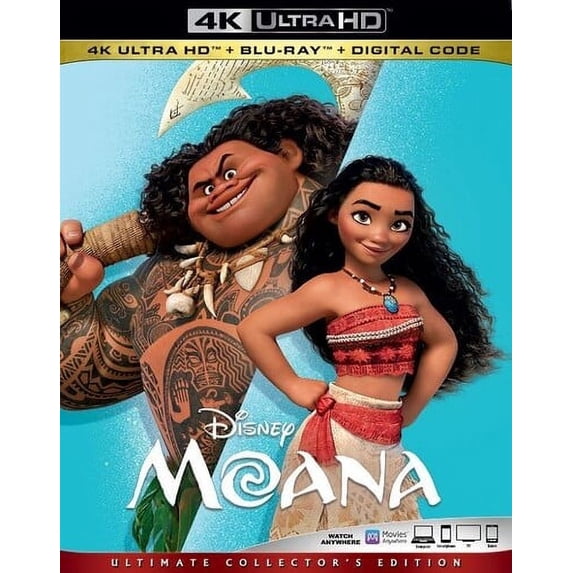 Moana (4K Ultra HD + Blu-ray + Digital Code)