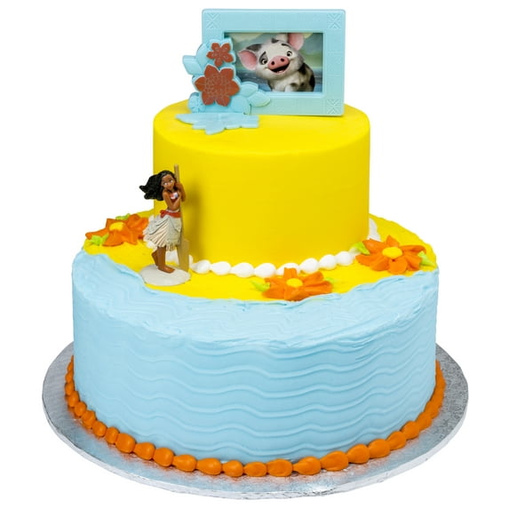 Moana Adventures In Oceania Two Tier Cake