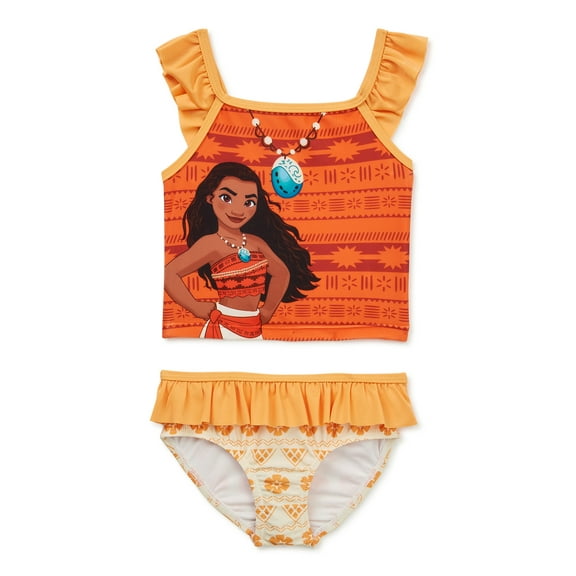 Moana Baby and Toddler Girl Tankini Swimsuit, Sizes 12M-5T