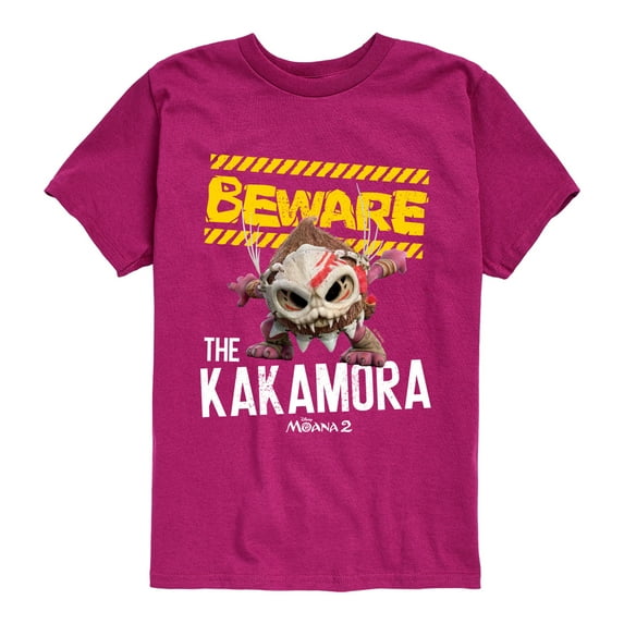 Moana - Beware The Kakamora - Youth Boys Short Sleeve Graphic T-Shirt