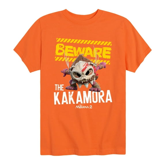 Moana - Beware The Kakamora - Youth Boys Short Sleeve Graphic T-Shirt