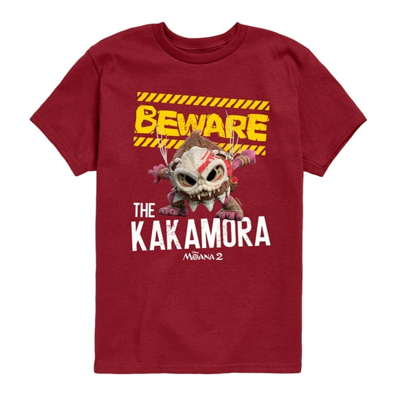 Moana - Beware The Kakamora - Youth Boys Short Sleeve Graphic T-Shirt