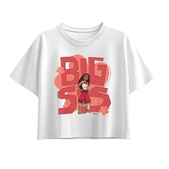 Moana - Big Sis Short Sleeve Boxy Graphic T-Shirt