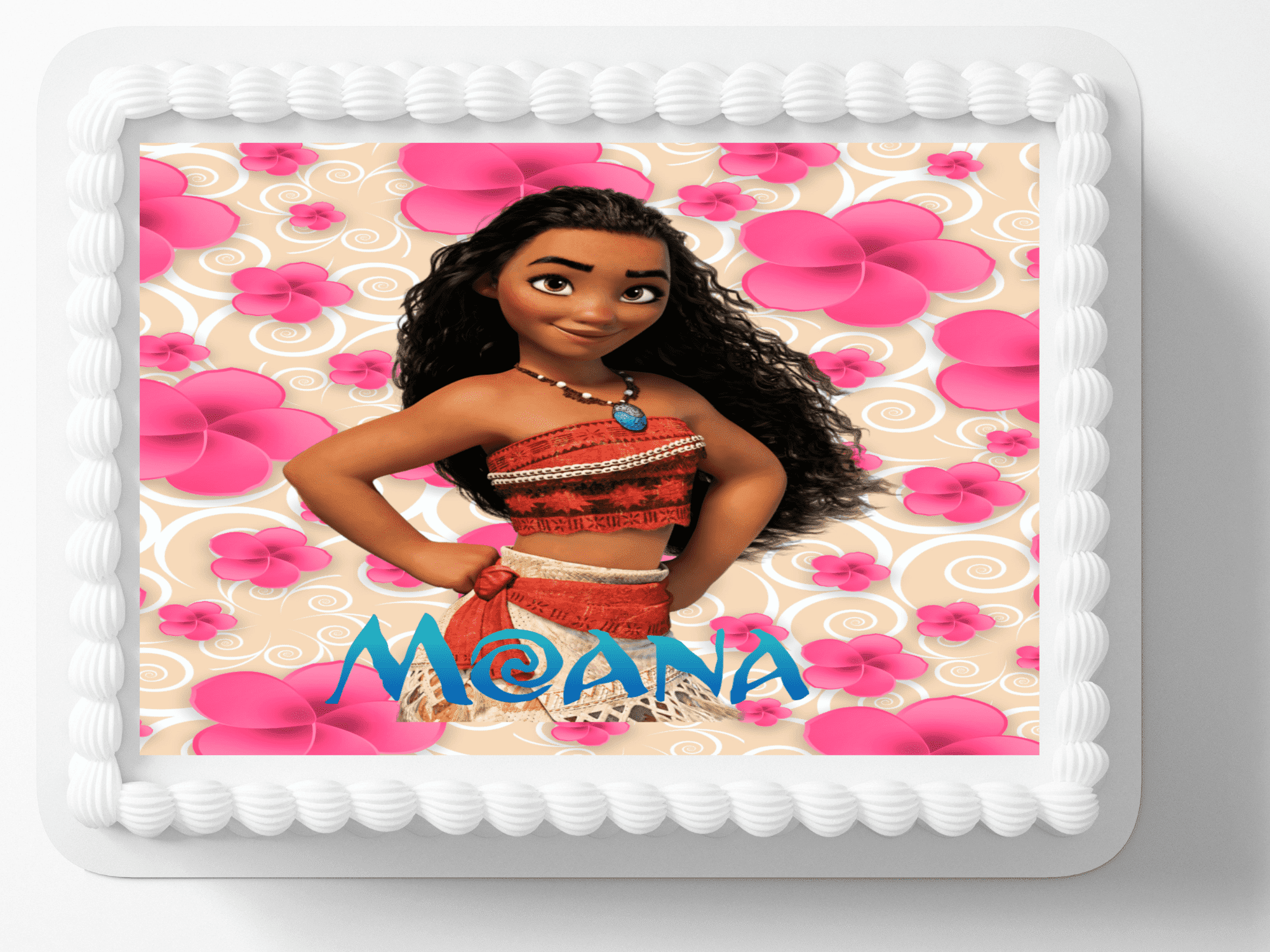 Moana Birthday Edible Image Cake Topper, by TNCT's Designs