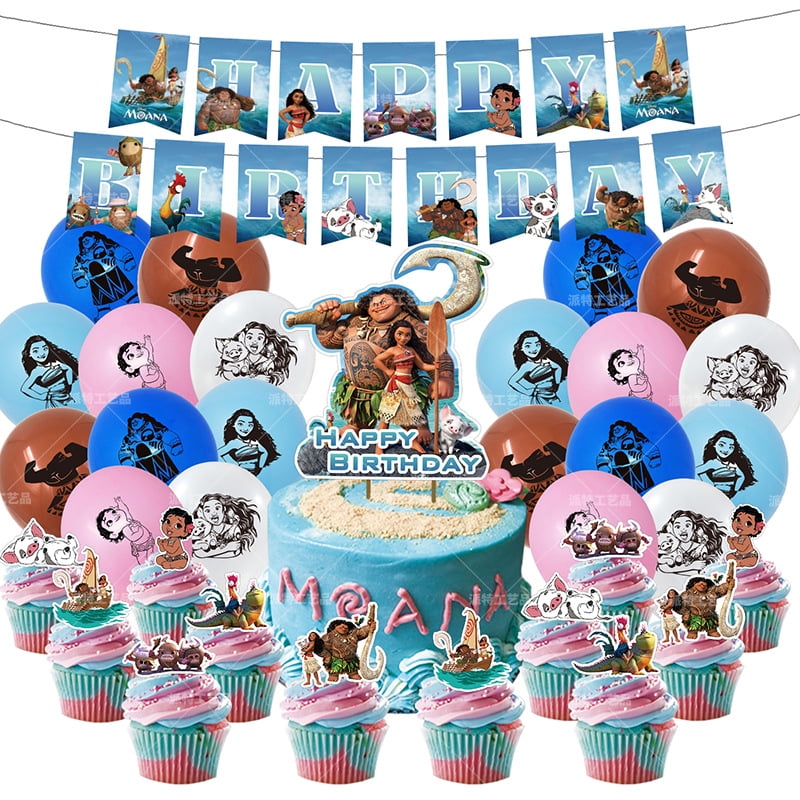 Cyinyin Wednesday Birthday Party Supplies, 32 PCS Birthday Party Decorations Set Include Banner Backdrop Balloons Cake Cupcake Toppers Kids Wednesday