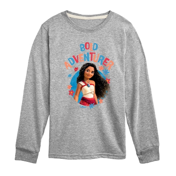 Moana - Bold Adventurer - Youth Boys Long Sleeve Graphic T-Shirt