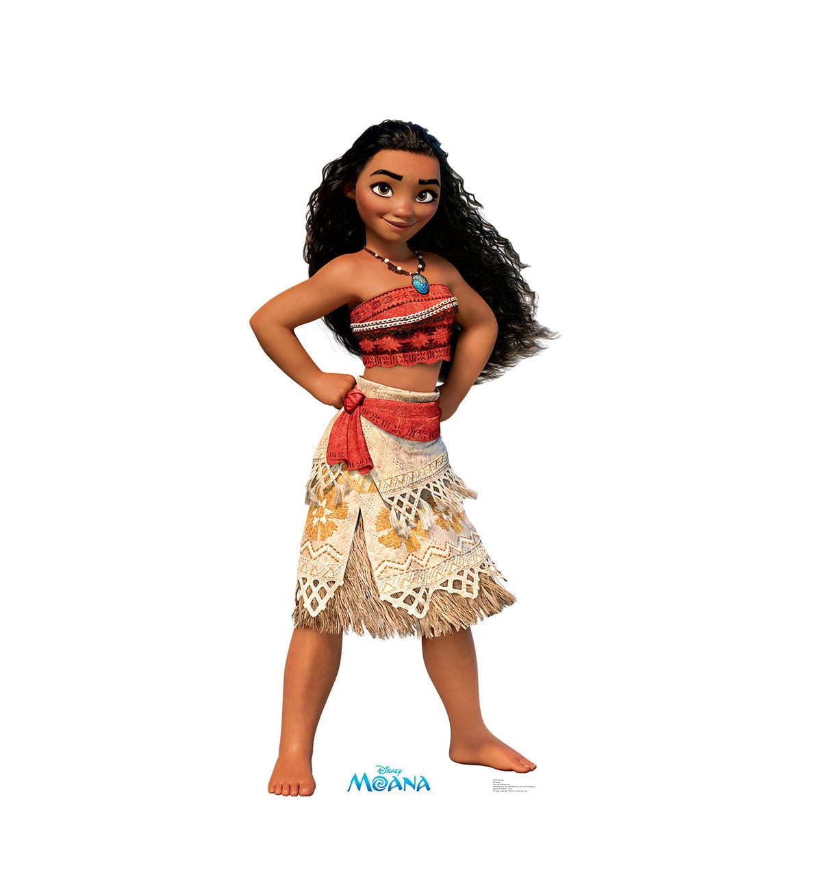 Disney Moana Cardboard Stand-Up, 5ft - Birthday Party