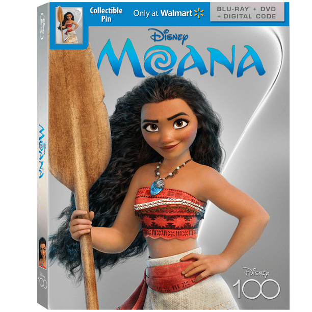 Moana Disney100 Edition Walmart Exclusive (Bluray + DVD + Digital