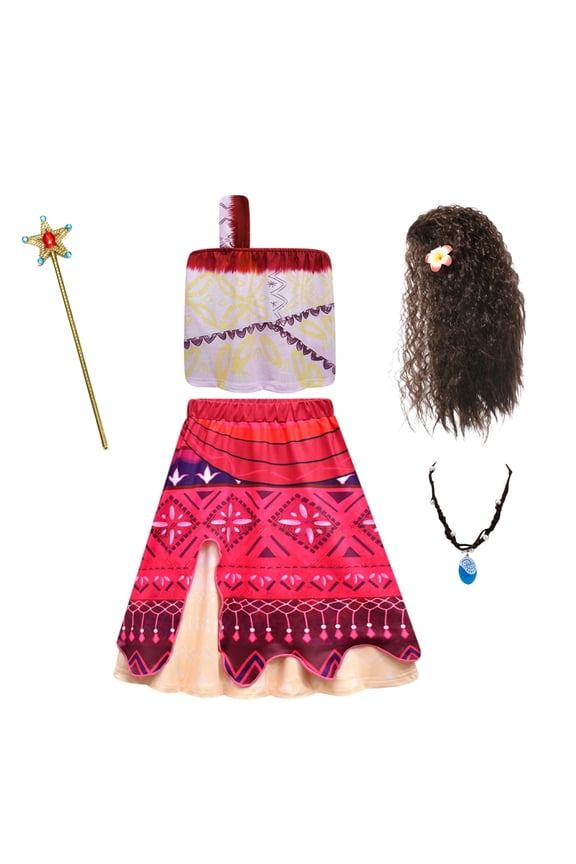 Dress Costume for Girls Costumes Skirt Set Princess Dress Up Hallowee Outfit Kids Fancy Birthday Party Dress