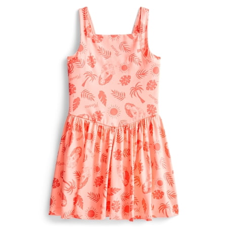 Moana Girls Active Sleeveless Dress with Built-In Shorts, Sizes 4-12