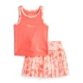 thumbnail image 1 of Moana Girls Active Tank Top and Pleated Skort Set, 2-Piece, Sizes 4-12, 1 of 8