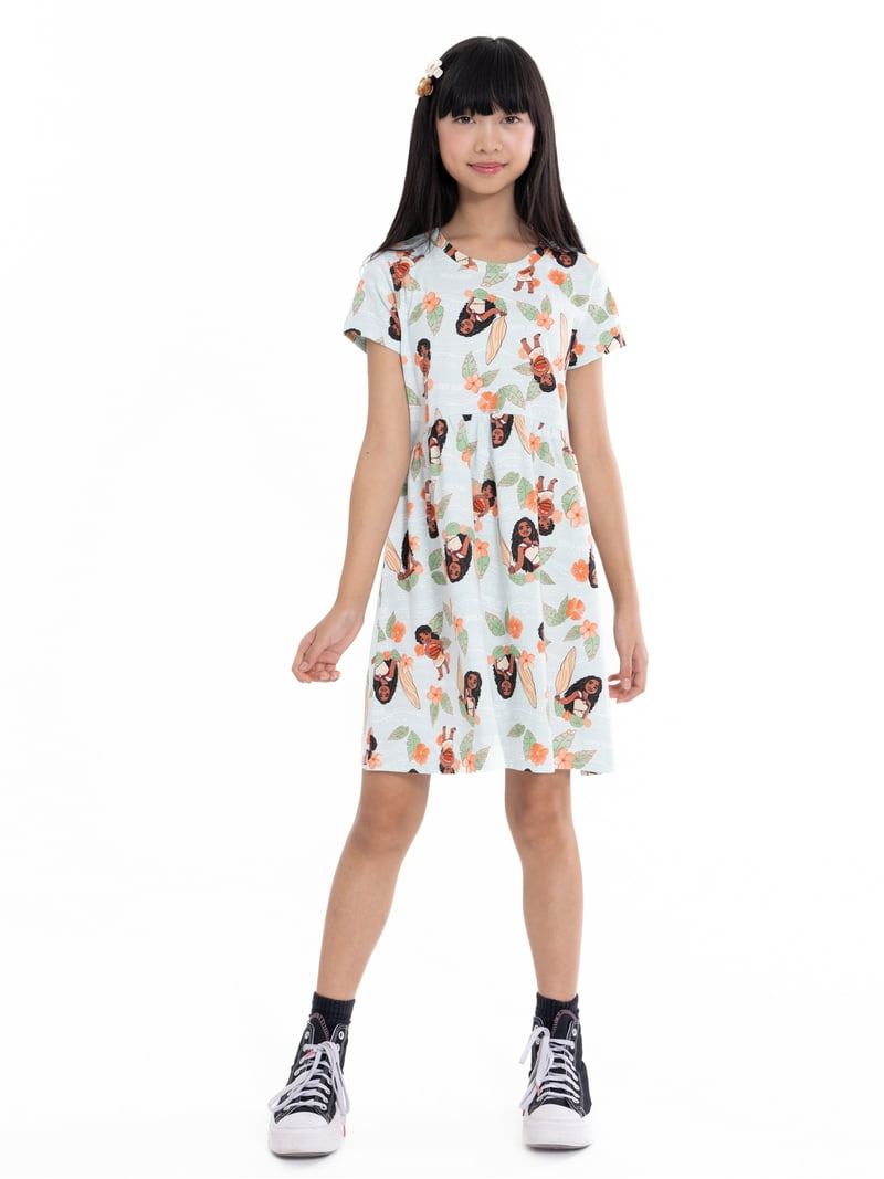 cotton moana dress Moana Inspired Cotton Twirl Dress Foxtail Lilies