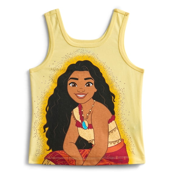 Moana Girls Gradient Rhinestone Character Graphic Tank Top, Sizes 4-16