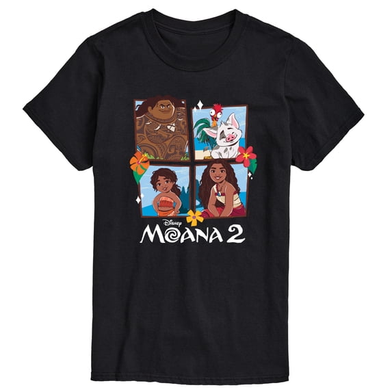 Moana - Grid Photo - Men's Short Sleeve Graphic T-Shirt