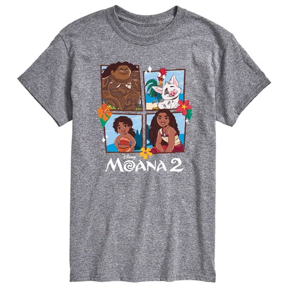 Moana - Grid Photo - Men's Short Sleeve Graphic T-Shirt