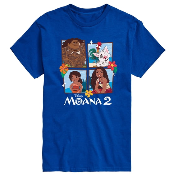 Moana - Grid Photo - Men's Short Sleeve Graphic T-Shirt