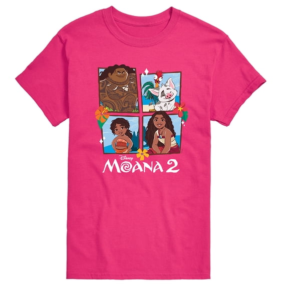 Moana - Grid Photo - Men's Short Sleeve Graphic T-Shirt
