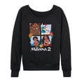 thumbnail image 1 of Moana - Grid Photo - Women's French Terry Long Sleeve Pullover, 1 of 4