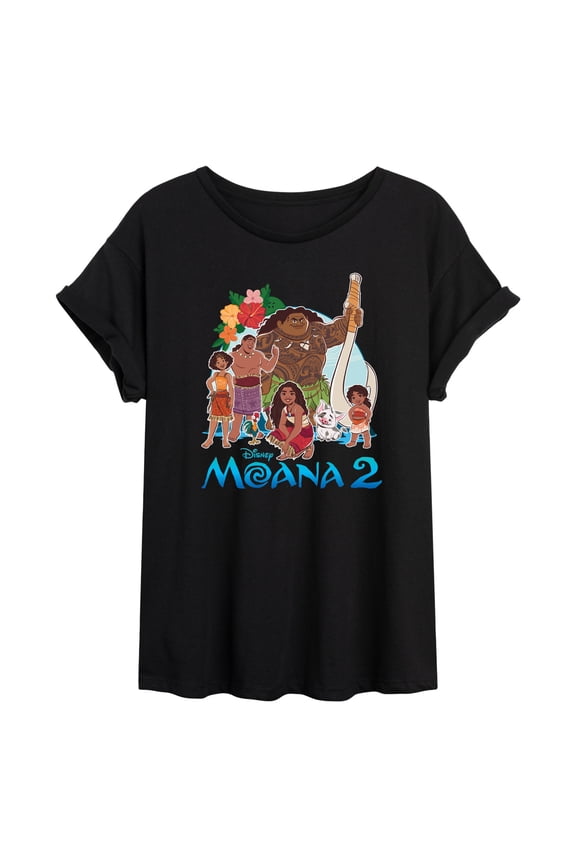 - Group Photo - Juniors Oversized Graphic T-Shirt