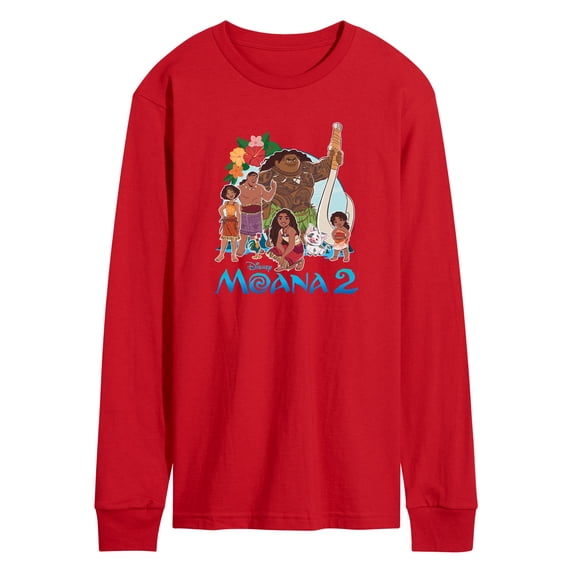Moana - Group Photo - Men's Long Sleeve Graphic T-Shirt