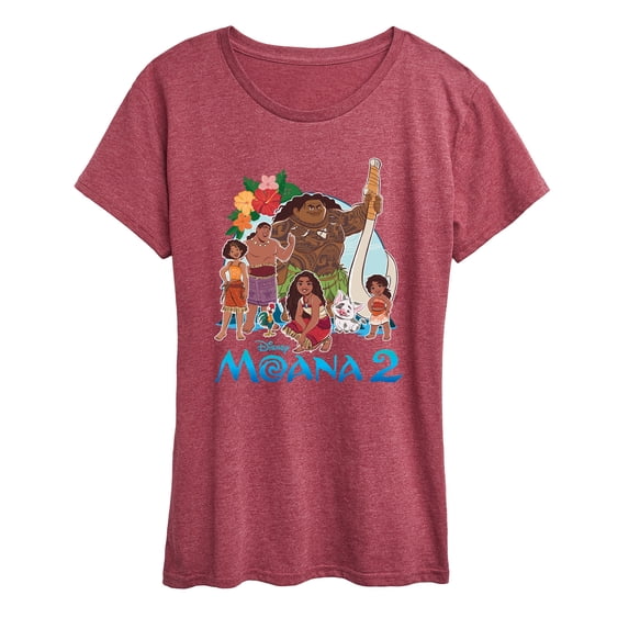 Moana - Group Photo - Women's Short Sleeve Graphic T-Shirt