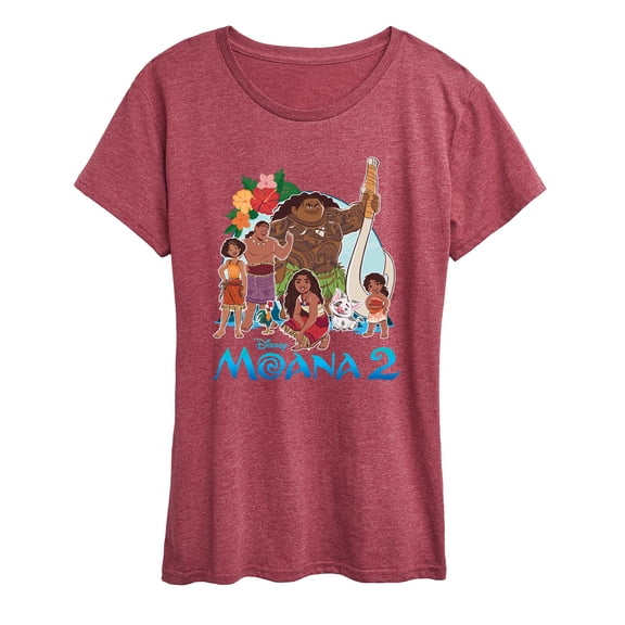 Moana - Group Photo Women's Short Sleeve Graphic T-Shirt