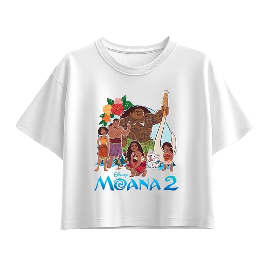Moana - Group - Youth Girls Boxy T-Shirt