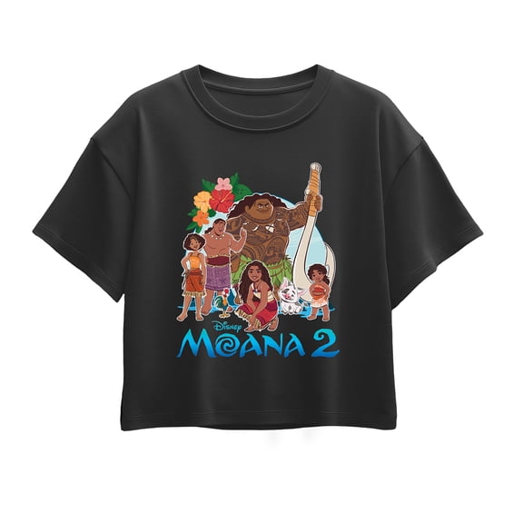 Moana - Group - Youth Girls Boxy T-Shirt