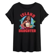 Moana - Island Daughter - Juniors Oversized Graphic T-Shirt