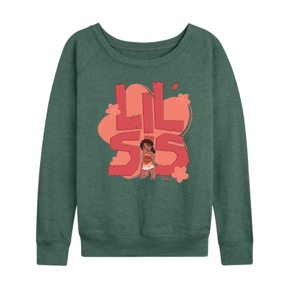 Moana - Lil Sis Simea - Women's French Terry Long Sleeve Pullover
