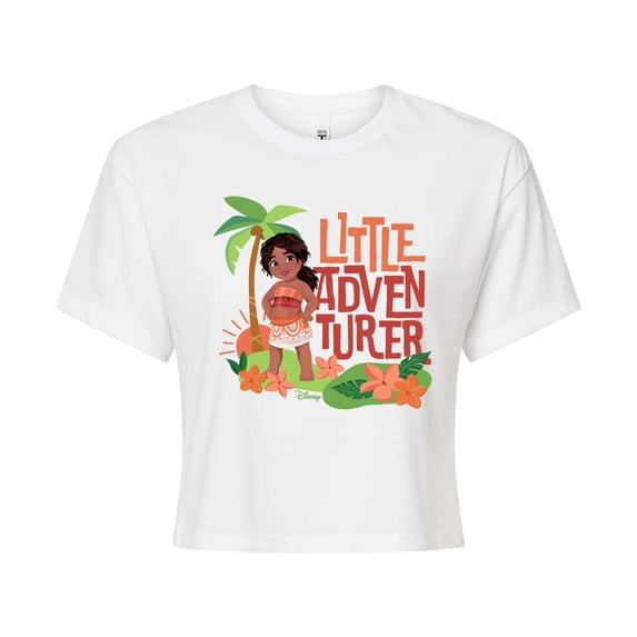 Moana - Little Adventurer Simea - Juniors Cropped Graphic T-Shirt