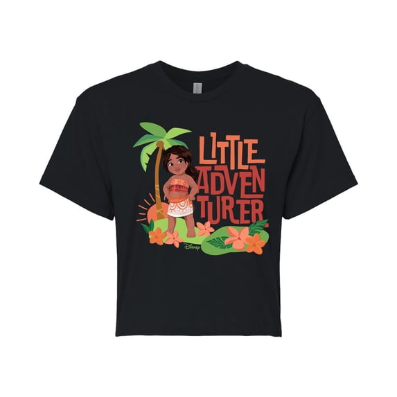 Moana - Little Adventurer Simea - Juniors Cropped Graphic T-Shirt