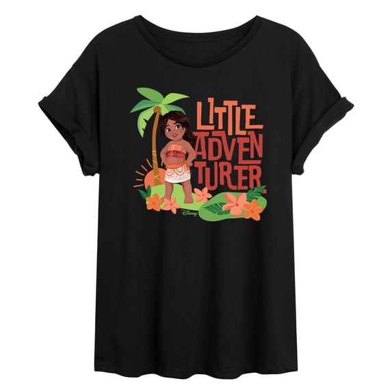 Moana - Little Adventurer Simea - Juniors Oversized Graphic T-Shirt