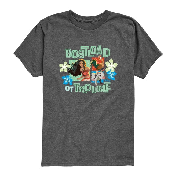 Moana - Boatload Trouble Toddler Boys' Toddler Short Sleeve Graphic T-Shirt