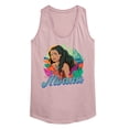 thumbnail image 1 of Moana Live Action - Florals - Women's Racerback Graphic Tank, 1 of 4