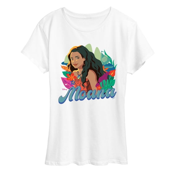 Moana Live Action - Florals - Women's Short Sleeve Graphic T-Shirt