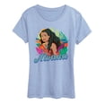 thumbnail image 1 of Moana Live Action - Florals - Women's Short Sleeve Graphic T-Shirt, 1 of 3