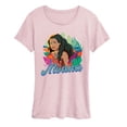 thumbnail image 1 of Moana Live Action - Florals - Women's Short Sleeve Graphic T-Shirt, 1 of 3