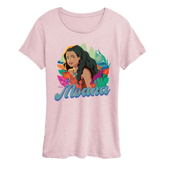 Moana Live Action - Florals - Women's Short Sleeve Graphic T-Shirt