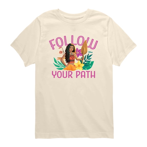 Moana Live Action - Follow Your Path - Toddler Boys Short Sleeve Graphic T-Shirt
