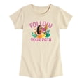 thumbnail image 1 of Moana Live Action - Follow Your Path - Toddler Girls Fitted Short Sleeve T-Shirt, 1 of 3