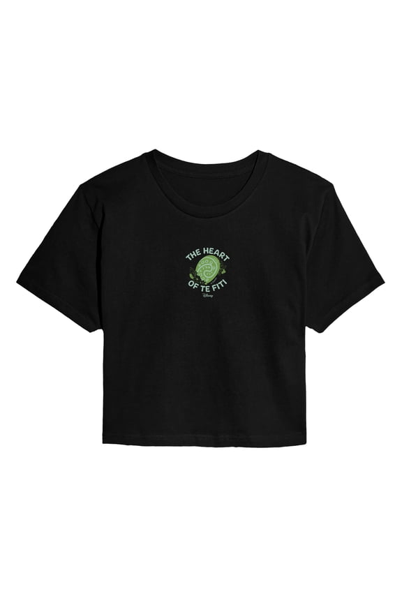 Live Action - Heart Of Te Fiti - Juniors Cropped Graphic T-Shirt