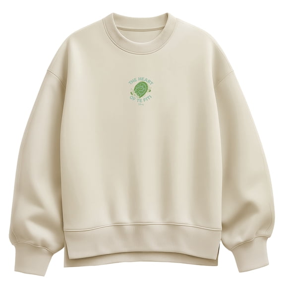 Moana Live Action - Heart Of Te Fiti - Women's Oversized Fleece Crew Sweatshirt