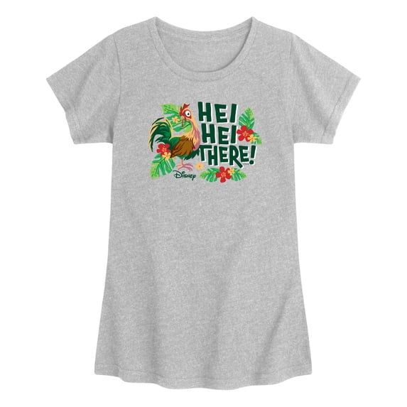 Moana Live Action - Hei Hei There - Toddler Girls Fitted Short Sleeve T-Shirt