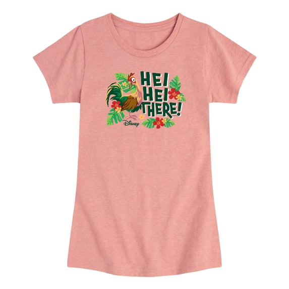 Moana Live Action - Hei Hei There - Toddler Girls Fitted Short Sleeve T-Shirt