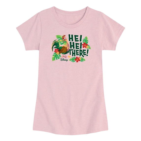 Moana Live Action - Hei Hei There - Toddler Girls Fitted Short Sleeve T-Shirt