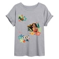 thumbnail image 1 of Moana Live Action - Icons - Juniors Oversized Graphic T-Shirt, 1 of 4